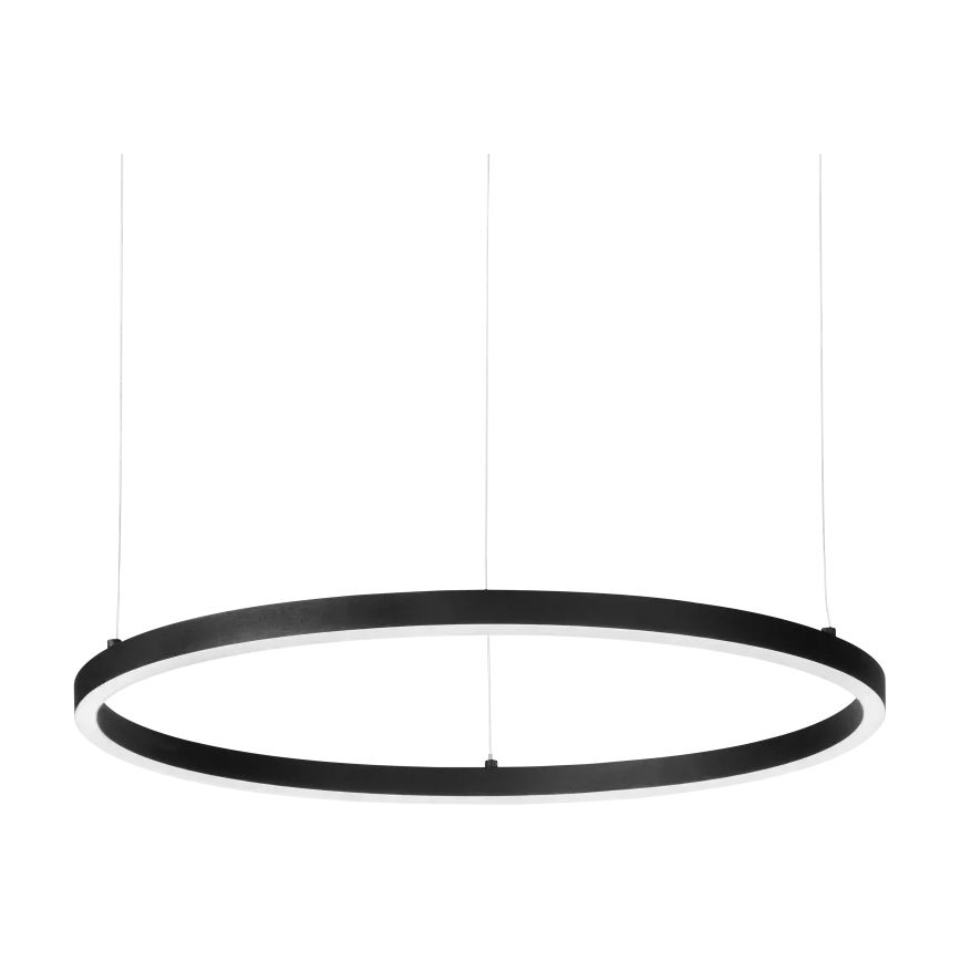 Ideal Lux - Závesný LED luster ORACLE SLIM na lanku LED/53W/230V 2700K CRI 90 pr. 90 cm čierny