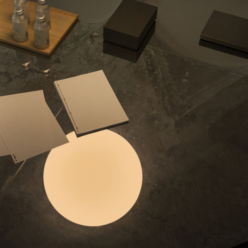 Ideal Lux - Závesný luster na lanku MAPA 1xE27/42W/230V priemer 40 cm biely