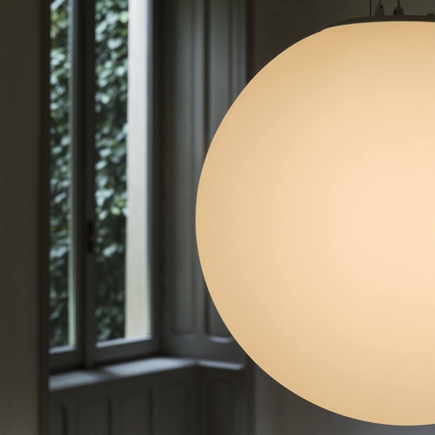 Ideal Lux - Závesný luster na lanku MAPA 1xE27/42W/230V priemer 40 cm biely
