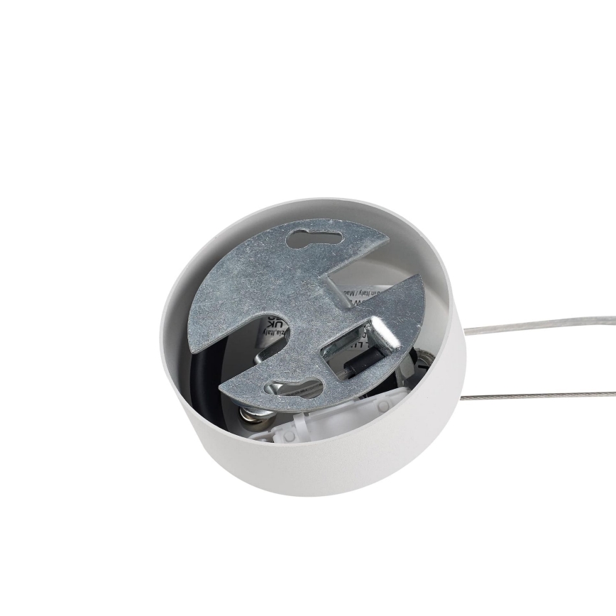 Ideal Lux - Závesný luster na lanku MAPA 1xE27/42W/230V priemer 40 cm biely