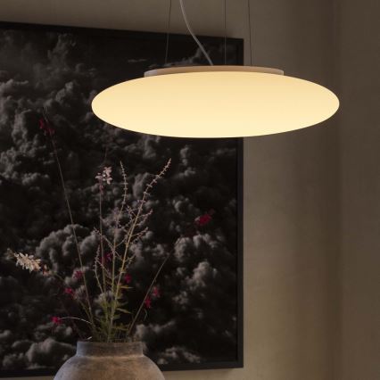 Ideal Lux - Závesný luster na lanku SMARTIES 5xE27/42W/230V, priemer 60 cm, biely