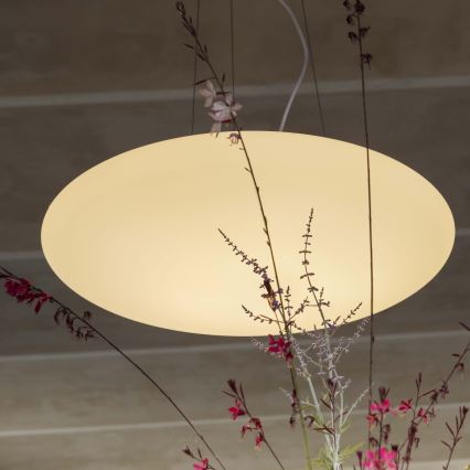 Ideal Lux - Závesný luster na lanku SMARTIES 5xE27/42W/230V, priemer 60 cm, biely