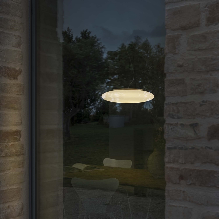 Ideal Lux - Závesný luster na lanku SMARTIES 5xE27/42W/230V, priemer 60 cm, biely