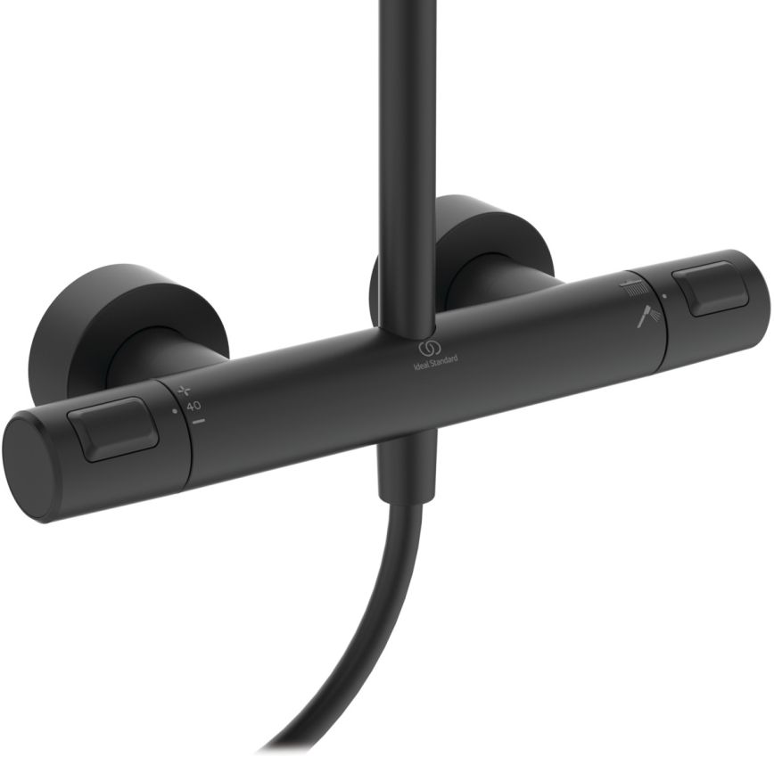 Ideal Standard A7545XG - Sprchová súprava s termostatickou batériou CERATHERM T25 matná čierna