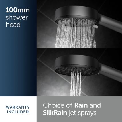 Ideal Standard BD586XG - Sprchová súprava IDEALRAIN ALU+ v matnej čiernej