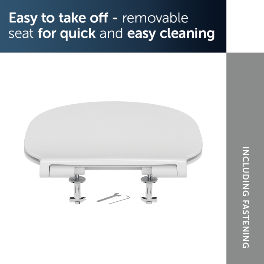 Ideal Standard E036601 - WC sedátko SoftClose CONNECT AIR biele