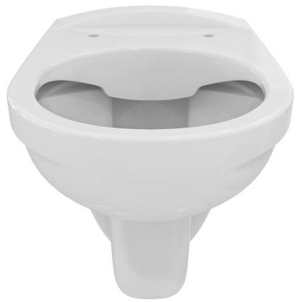 Ideal Standard K881001 - Závesné WC bez oplachového lemu EUROVIT keramika/biela