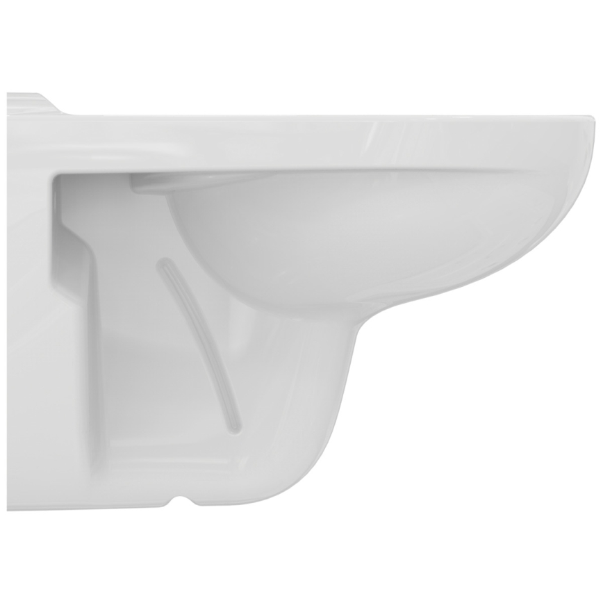 Ideal Standard K881001 - Závesné WC bez oplachového lemu EUROVIT keramika/biela