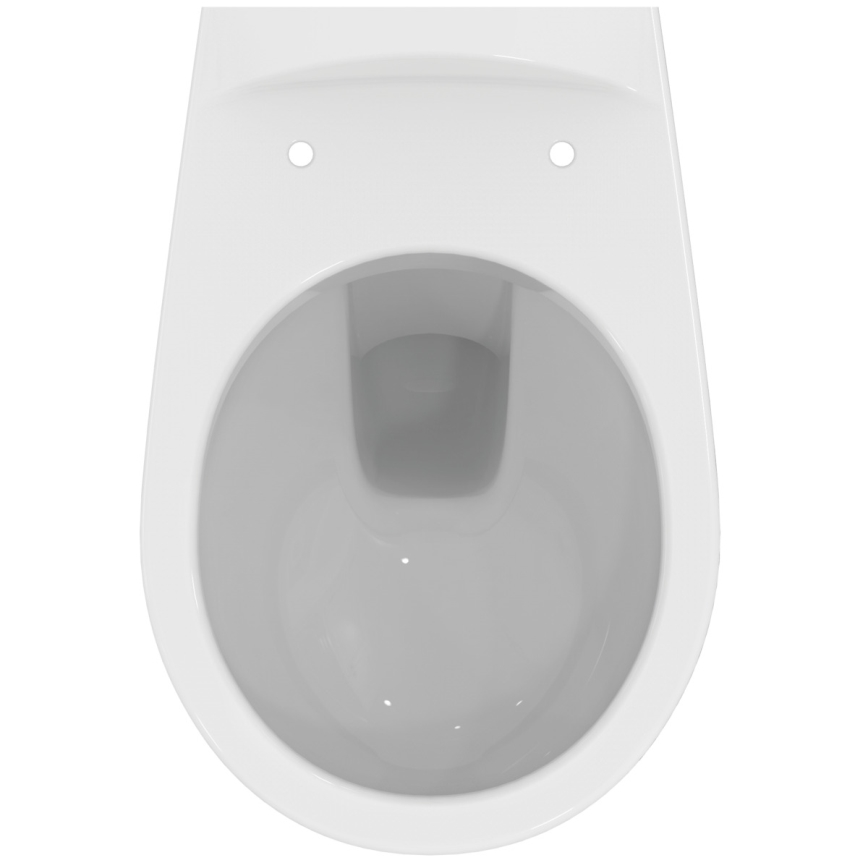 Ideal Standard K881001 - Závesné WC bez oplachového lemu EUROVIT keramika/biela