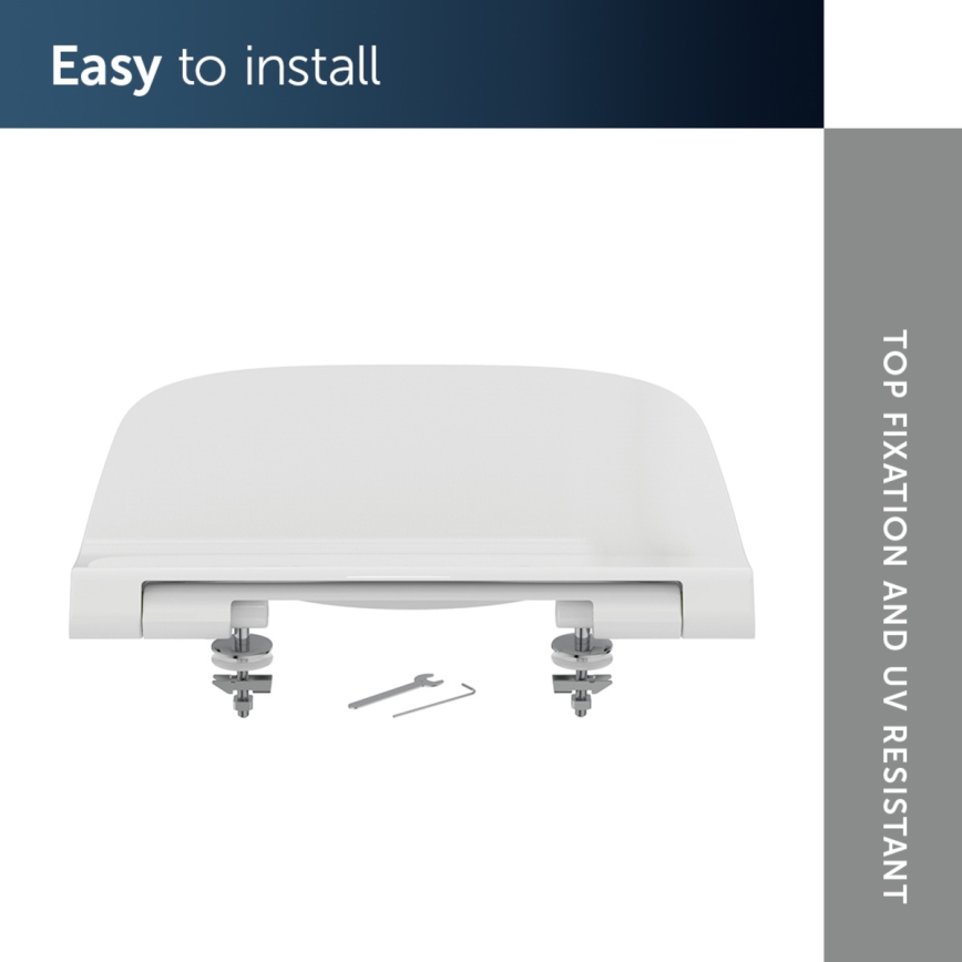 Ideal Standard T453001 - Toaletné sedadlo I.LIFE A biela