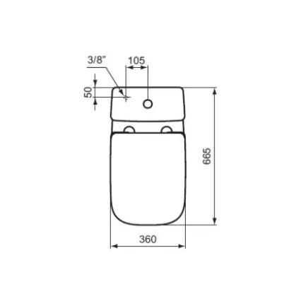 Ideal Standard T453001 - Toaletné sedadlo I.LIFE A biela