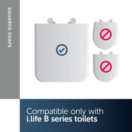 Ideal Standard T500301 - WC sedátko SoftClose I.LIFE B biela
