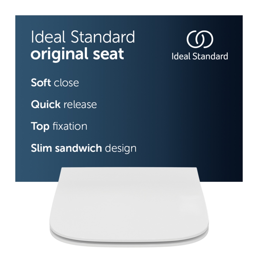 Ideal Standard T500301 - WC sedátko SoftClose I.LIFE B biela