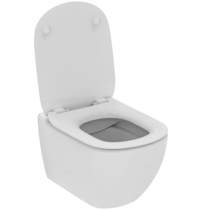 Ideal Standard T536001 - Závesné bezokrajové WC so sedátkom SoftClose TESI keramika/biela