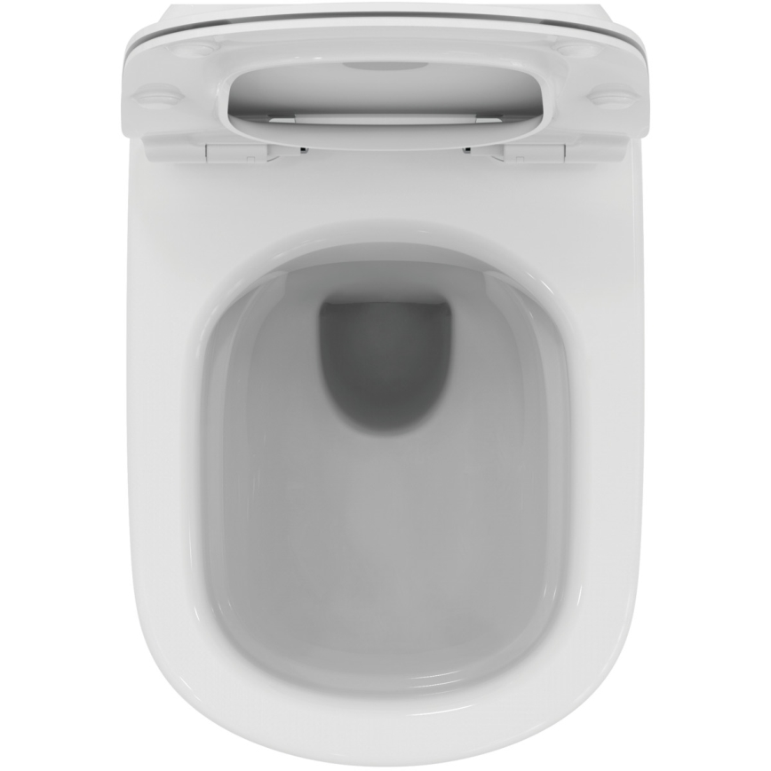 Ideal Standard T536001 - Závesné bezokrajové WC so sedátkom SoftClose TESI keramika/biela