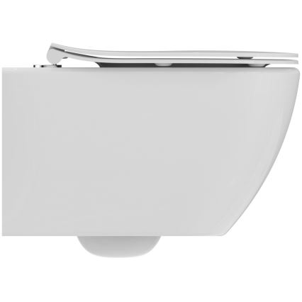 Ideal Standard T536001 - Závesné bezokrajové WC so sedátkom SoftClose TESI keramika/biela