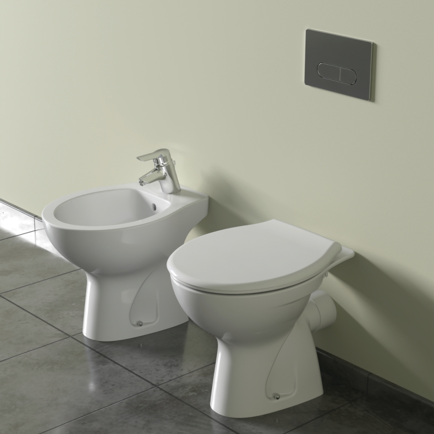 Ideal Standard W333101 - Voľne stojace WC EUROVIT, keramika, biela
