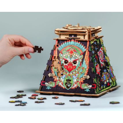 iDventure - Drevený hlavolam Pyramída Slnka