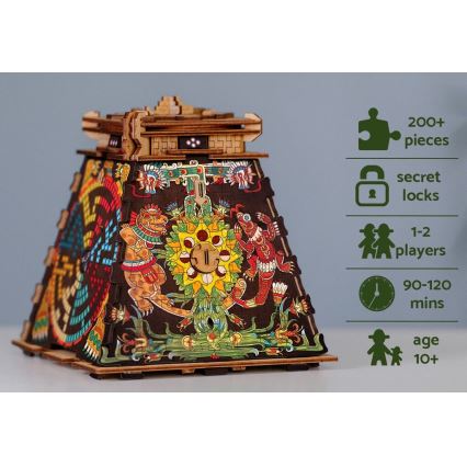 iDventure - Drevený hlavolam Pyramída Slnka