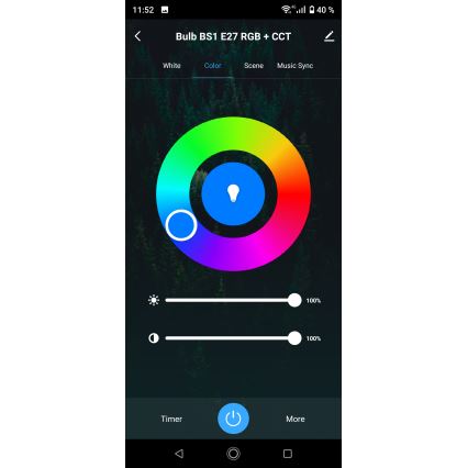 LED RGBW Stmievateľné kúpeľňové stropné svietidlo LED/24W/230V 3000-6500K priemer 33 cm IP54 biela Wi-Fi