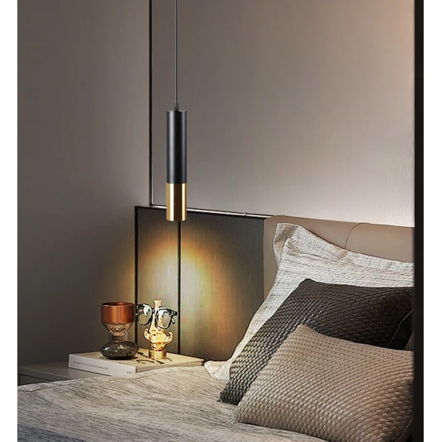 Luster na lanku PUNTO 1xGU10/9W/230V