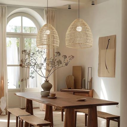 Závesný luster BOHO DELICADO 1×E27/40W/230V, priemer 38 cm