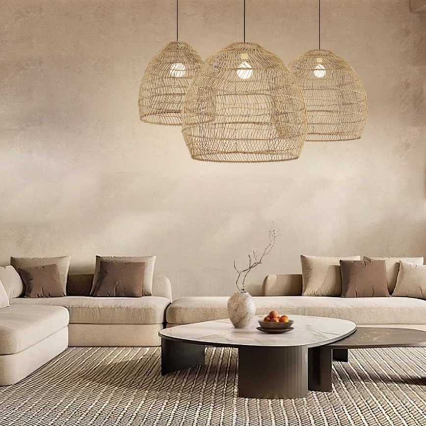 Závesný luster na lanku BOHO DELICADO, 1xE27/40W/230V, priemer 60 cm