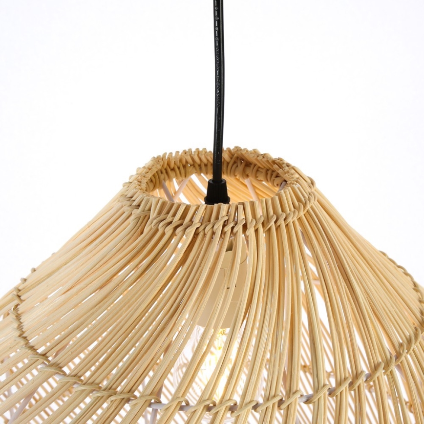 Luster na lanku PELO 1xE27/40W/230V pr. 40 cm ratan