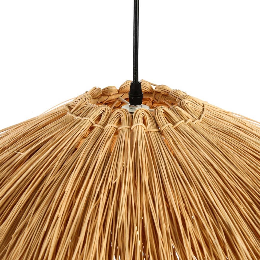 Luster na lanku NATURALEZA 1xE27/40W/230V pr. 55 cm ratan