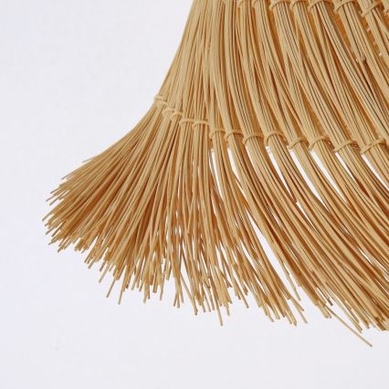 Luster na lanku NATURALEZA 1xE27/40W/230V pr. 45 cm ratan