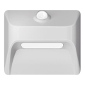 Immax 08308L - LED nabíjateľné schodiskové svietidlo s pohybovým a súmrakovým senzorom STEP LIGHT LED/0,3W/3,7V 2200 mAh IP53 biela