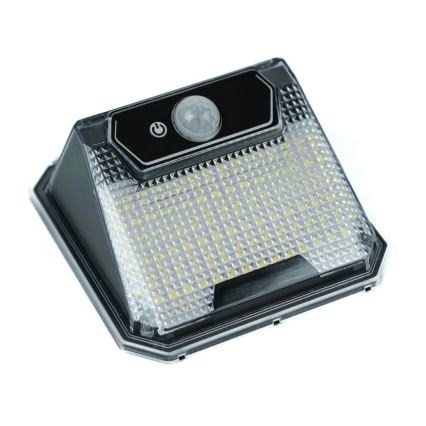 LED Solárne nástenné svietidlo so senzorom LED/3W/5,5V IP65 1200 mAh