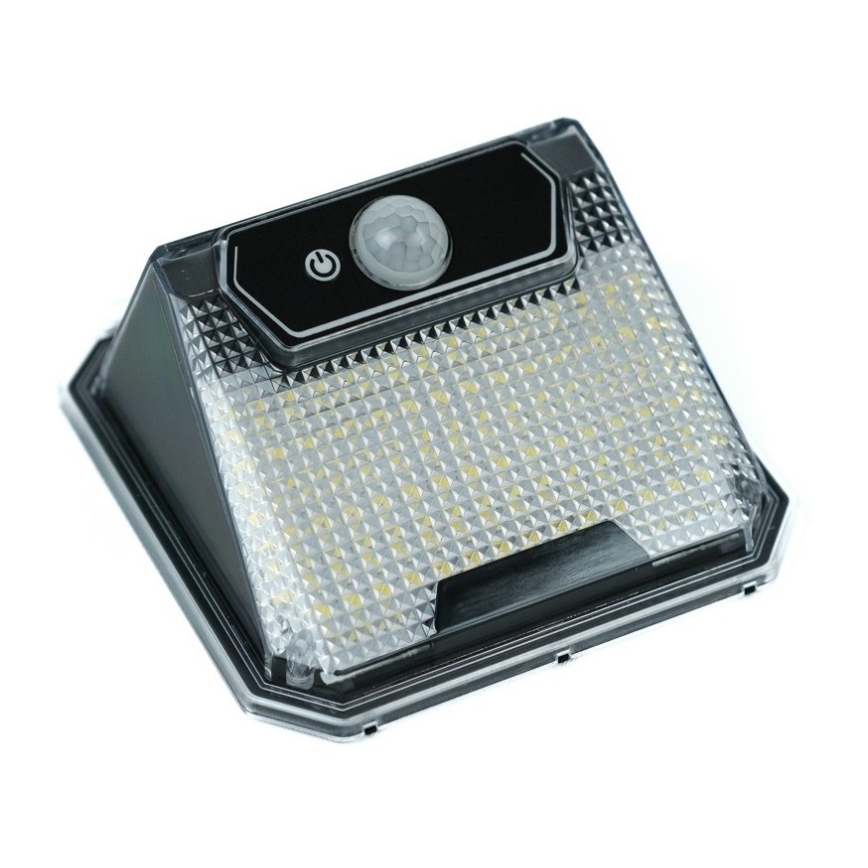 LED Solárne nástenné svietidlo so senzorom LED/3W/5,5V IP65 1200 mAh