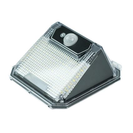 LED Solárne nástenné svietidlo so senzorom LED/3W/5,5V IP65 1200 mAh
