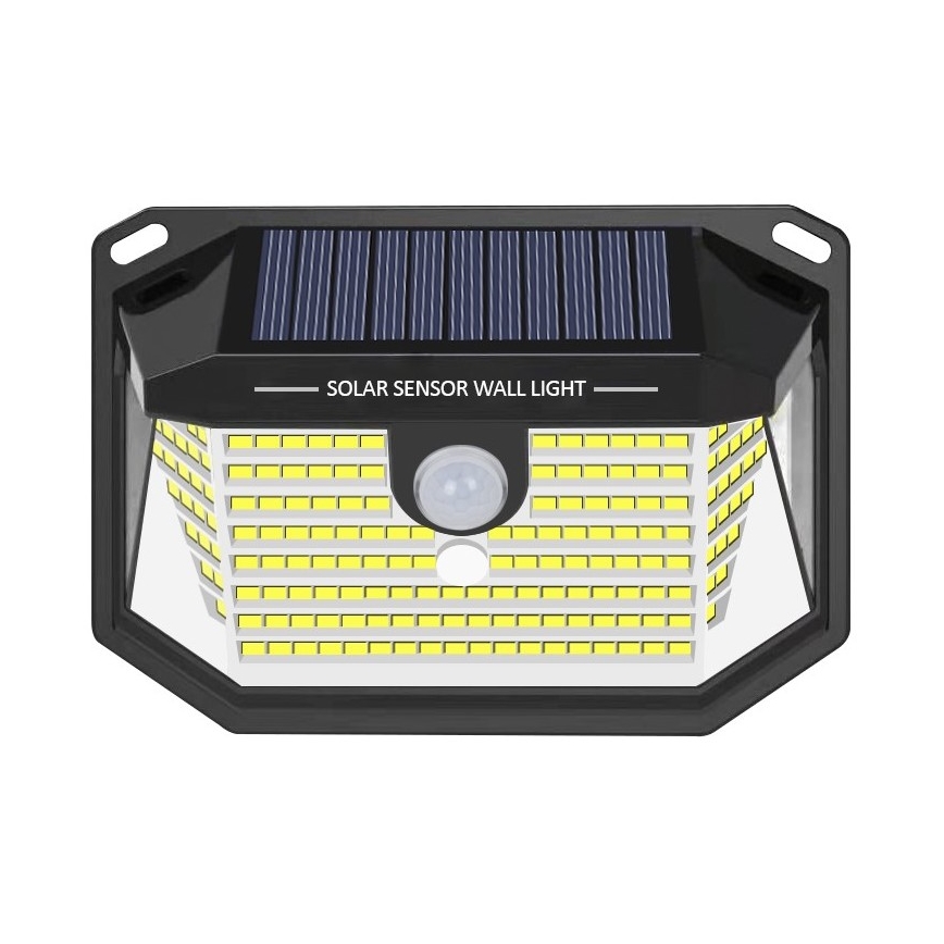 LED Solárne nástenné svietidlo so senzorom LED/4W/5,5V IP65 1200 mAh