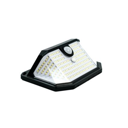 LED Solárne nástenné svietidlo so senzorom LED/4W/5,5V IP65 1200 mAh