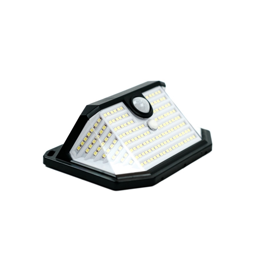 LED Solárne nástenné svietidlo so senzorom LED/4W/5,5V IP65 1200 mAh