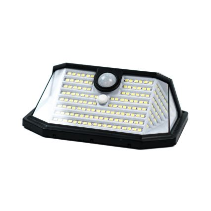 LED Solárne nástenné svietidlo so senzorom LED/4W/5,5V IP65 1200 mAh