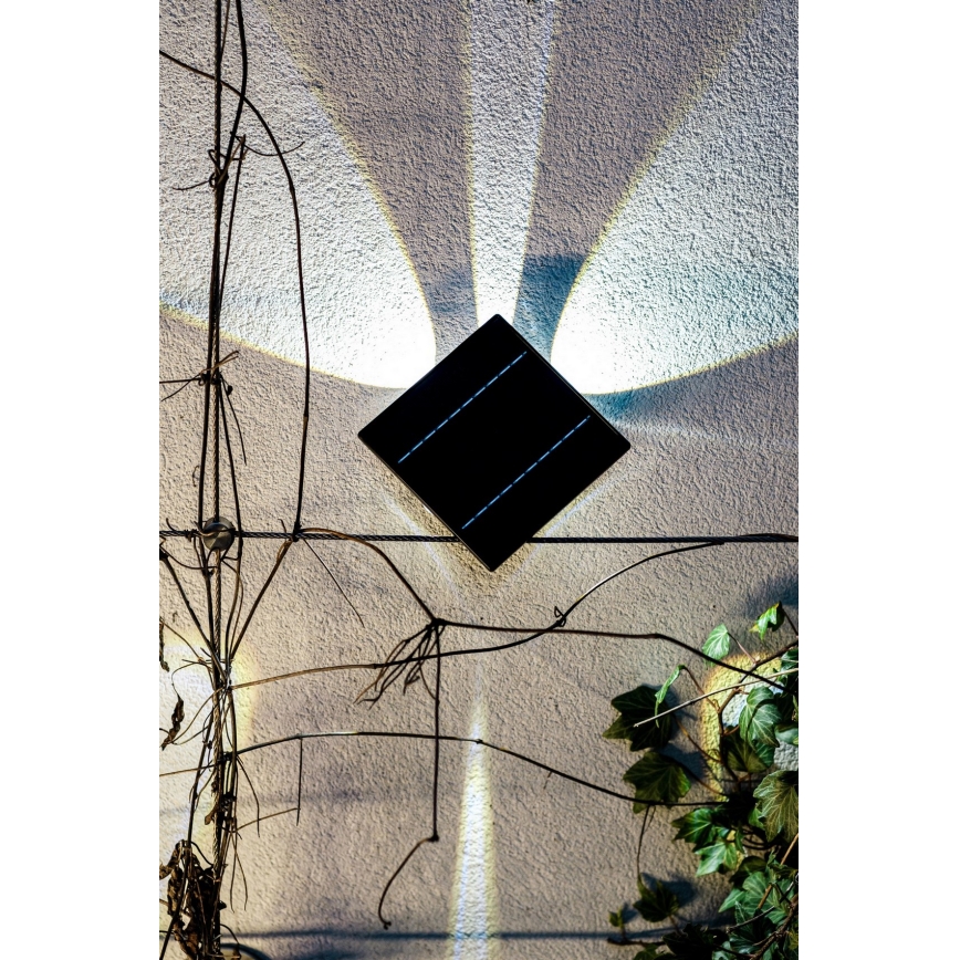 LED Solárne nástenné svietidlo so senzorom LED/2W/5V IP54