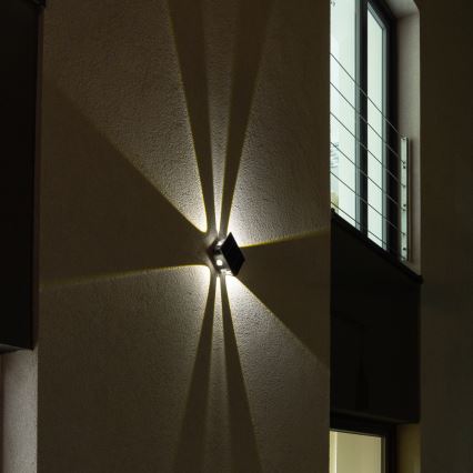 LED Solárne nástenné svietidlo so senzorom LED/2W/5V IP54