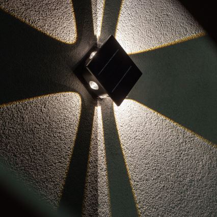 LED Solárne nástenné svietidlo so senzorom LED/2W/5V IP54