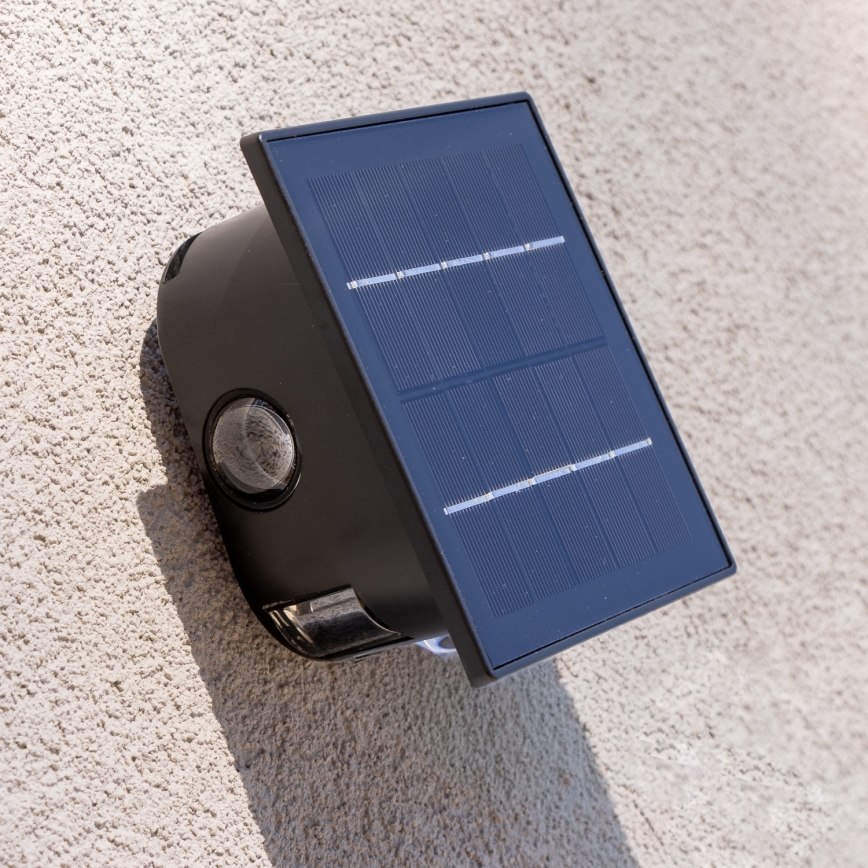 LED Solárne nástenné svietidlo so senzorom LED/2W/5V IP54