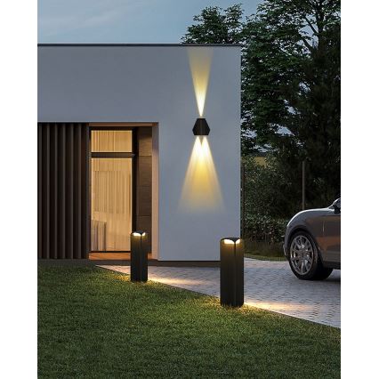 LED Solárne nástenné svietidlo so senzorom LED/2W/5V IP54