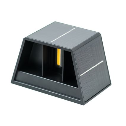 LED Solárne nástenné svietidlo so senzorom LED/2W/5V IP54 1300 mAh