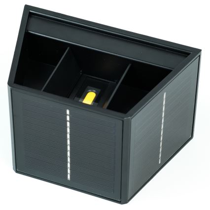 LED Solárne nástenné svietidlo so senzorom LED/2W/5V IP54 1300 mAh