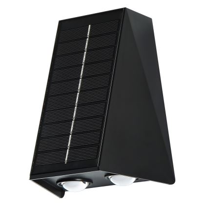 LED Solárne nástenné svietidlo so senzorom LED/2W/5V IP54 1300 mAh