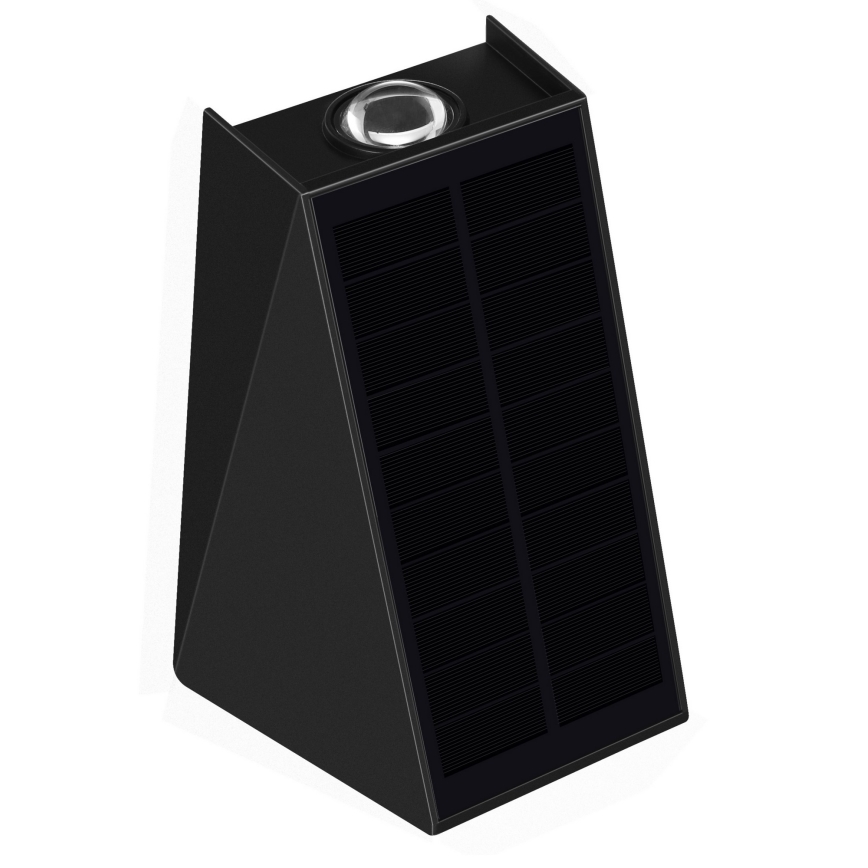 LED Solárne nástenné svietidlo so senzorom LED/2W/5V IP54 1300 mAh