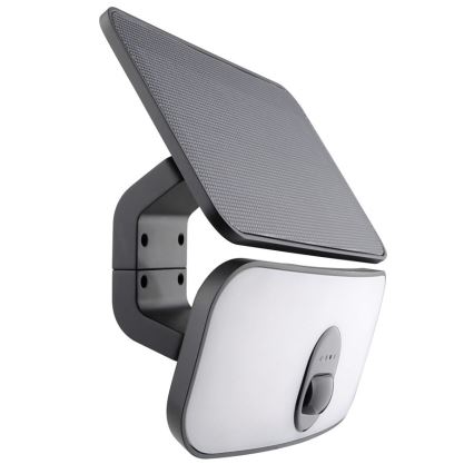 LED Solárne nástenné svietidlo so senzorom LED/13W/3,7V 4000K IP65 400 mAh