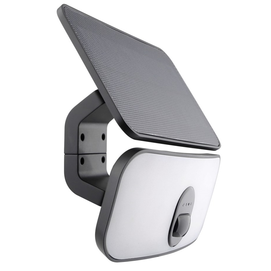 LED Solárne nástenné svietidlo so senzorom LED/13W/3,7V 4000K IP65 400 mAh