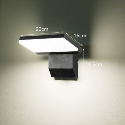 Vonkajšie nástenné LED svietidlo MODERN LED/18W/230V IP65
